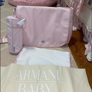 Authentic Armani diaper bag